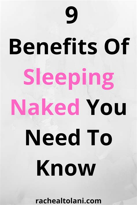 Top 10 Benefits of Sleeping Naked